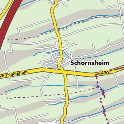 Übersichtsplan Schornsheim