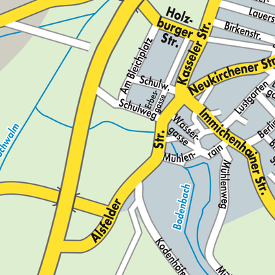 Stadtplan Schrecksbach