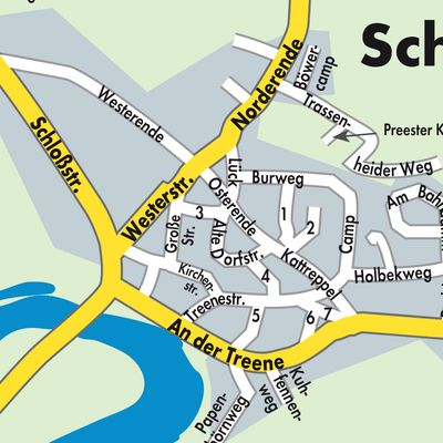 Stadtplan Schwabstedt