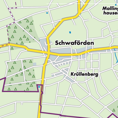Übersichtsplan Schwaförden