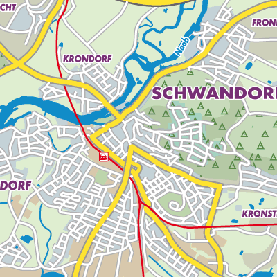 Übersichtsplan Schwandorf