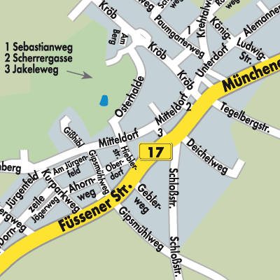 Stadtplan Schwangau