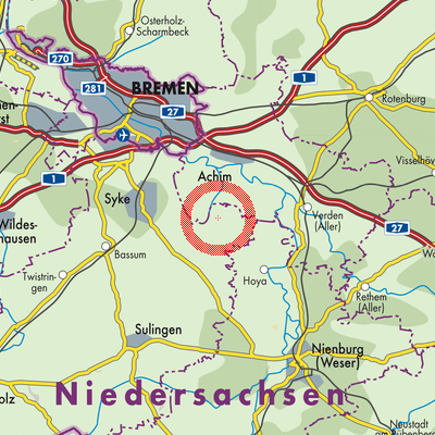 Landkarte Schwarme