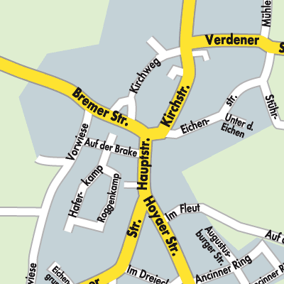 Stadtplan Schwarme
