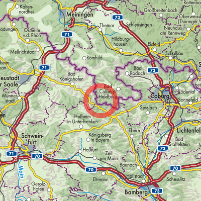 Landkarte Schweickershausen