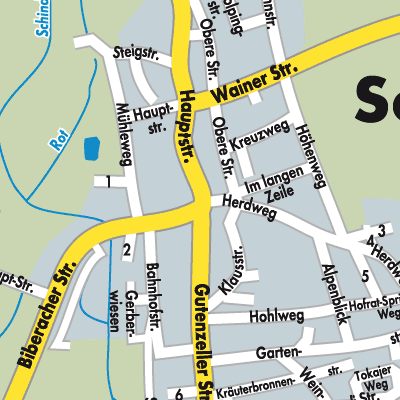 Stadtplan Schwendi