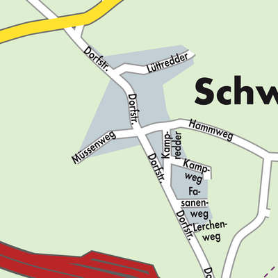Stadtplan Schwissel
