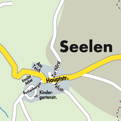 Stadtplan Seelen