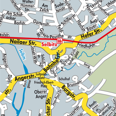Stadtplan Selbitz