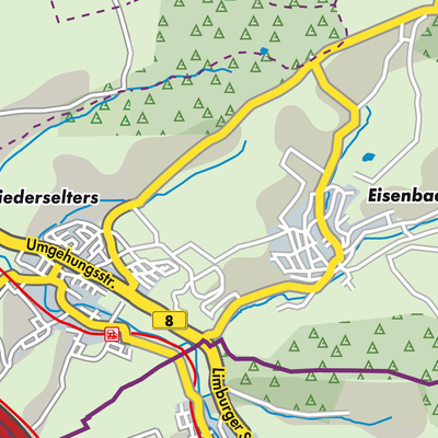 Übersichtsplan Selters (Taunus)