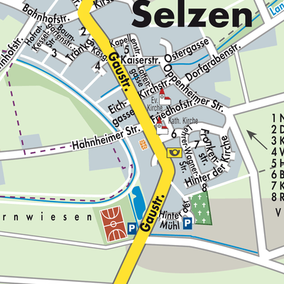 Stadtplan Selzen