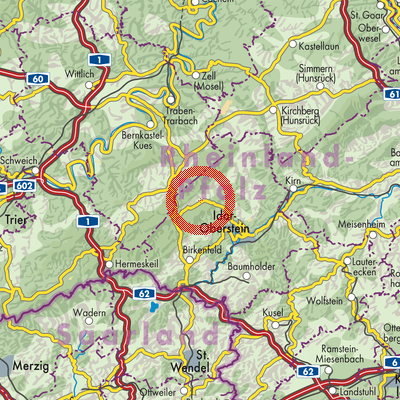 Landkarte Sensweiler