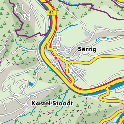 Übersichtsplan Serrig