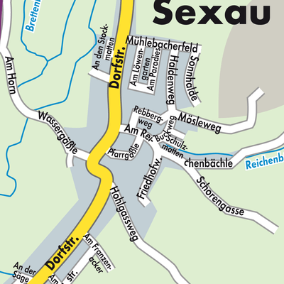 Stadtplan Sexau