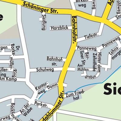 Stadtplan Sickte