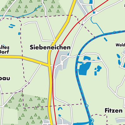 Übersichtsplan Siebeneichen