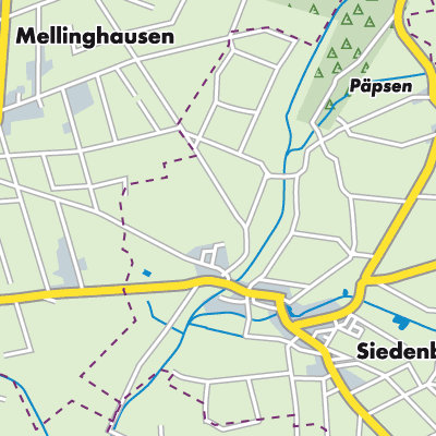 Übersichtsplan Siedenburg
