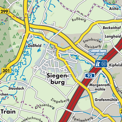 Übersichtsplan Siegenburg