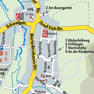 Stadtplan Sielenbach