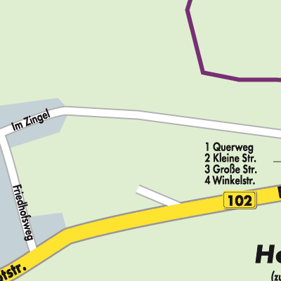 Stadtplan Sieversdorf-Hohenofen