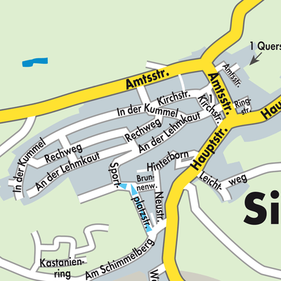 Stadtplan Sippersfeld