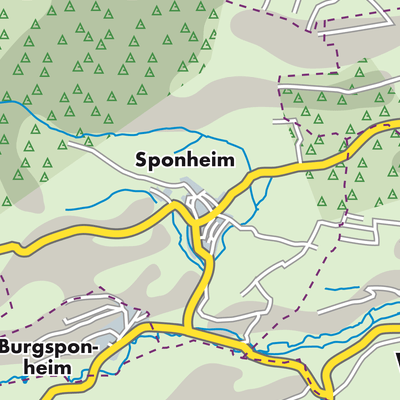 Übersichtsplan Sponheim