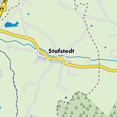 Übersichtsplan Stafstedt