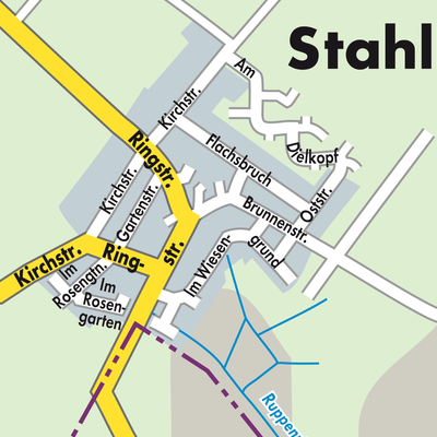 Stadtplan Stahlhofen