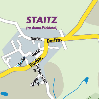 Stadtplan Staitz