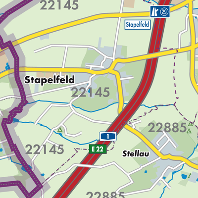 Übersichtsplan Stapelfeld
