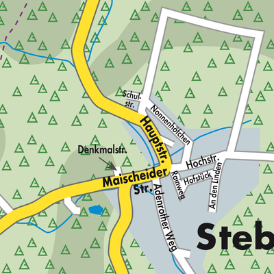 Stadtplan Stebach