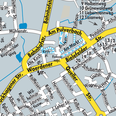 Stadtplan Steinhagen