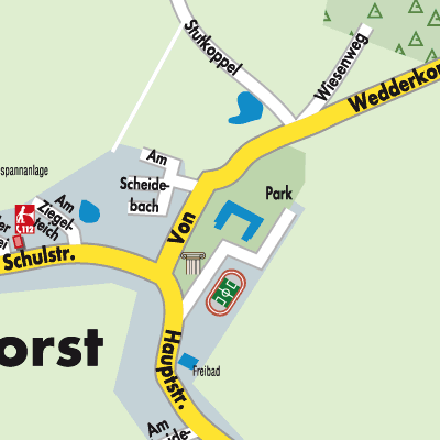 Stadtplan Steinhorst
