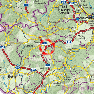 Landkarte Steiningen