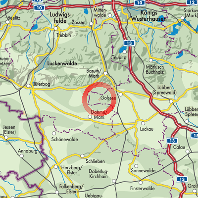 Landkarte Steinreich