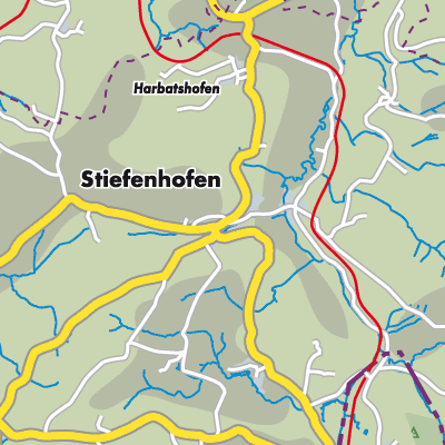 Übersichtsplan Stiefenhofen