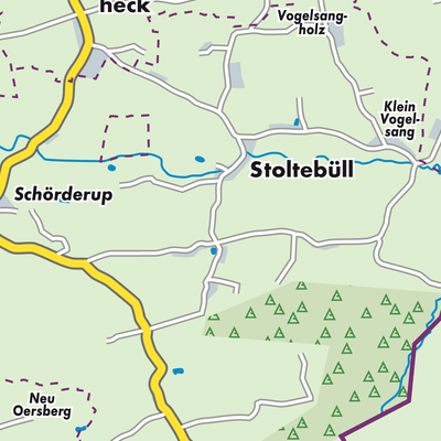 Übersichtsplan Stoltebüll