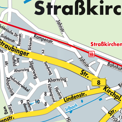 Stadtplan Straßkirchen