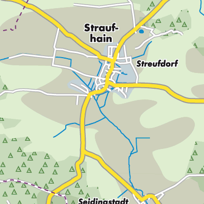 Übersichtsplan Straufhain