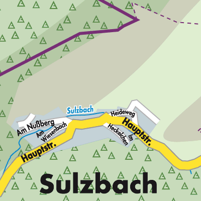 Stadtplan Sulzbach
