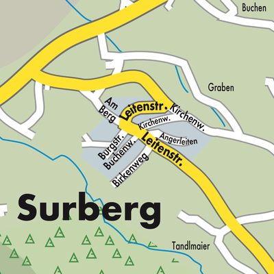 Stadtplan Surberg