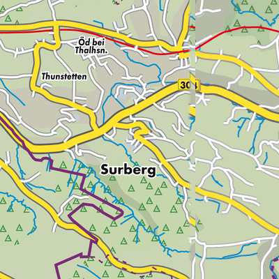 Übersichtsplan Surberg