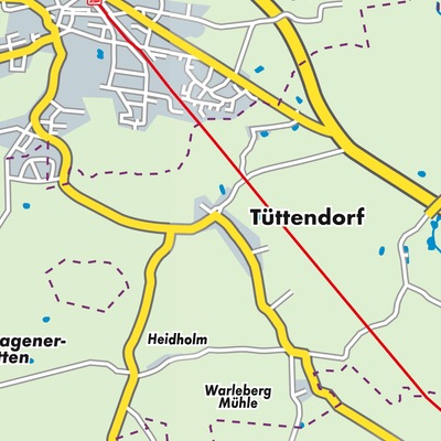 Übersichtsplan Tüttendorf