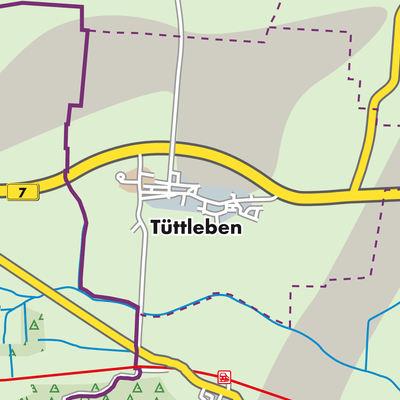 Übersichtsplan Tüttleben