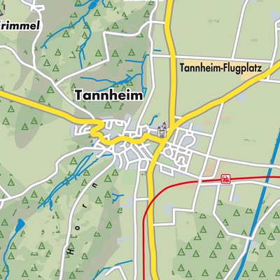 Übersichtsplan Tannheim