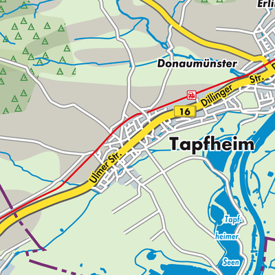 Übersichtsplan Tapfheim
