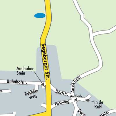 Stadtplan Tensfeld