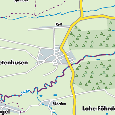 Übersichtsplan Tetenhusen