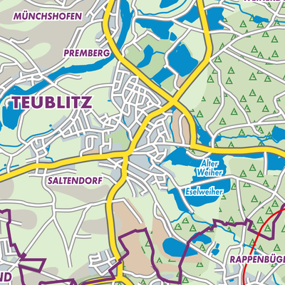 Übersichtsplan Teublitz