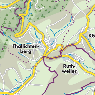 Übersichtsplan Thallichtenberg